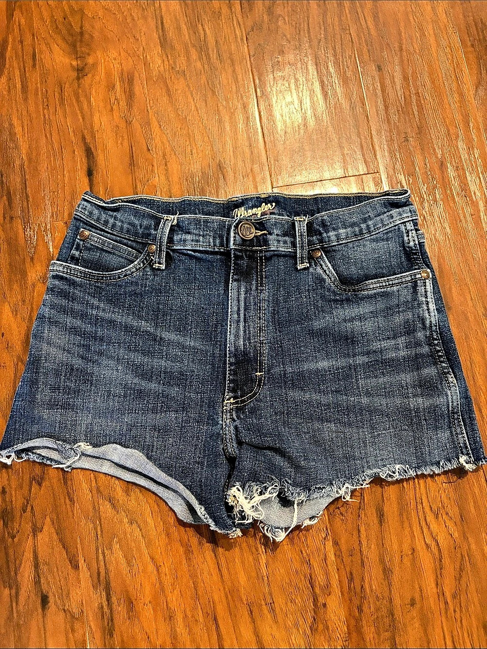 Wrangler Denim Jean Shorts Blue Size 7
